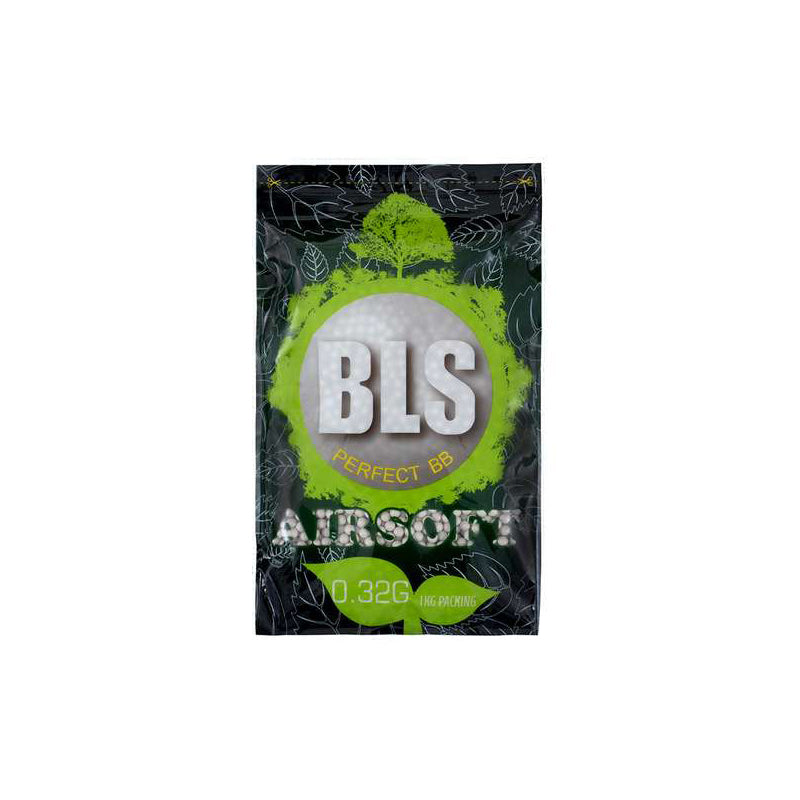 BLS BIO Airsoft Pellets 0.32g, 3120 BBs (Bag) - White Main image