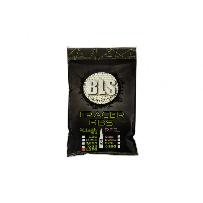 BLS BIO TRACER Airsoft Pellets 0.32g, 3125 BBs (Bag) - Green Main image