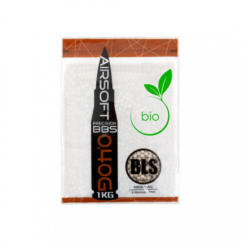 BLS BIO UH Airsoft Pellets 0.40g, 2500 BBs (Bag) - White Main image